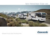 Carver | Charisma Classic | Cruiser | Liner - Concorde Campers