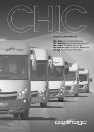 Preisliste 2012 Carthago Chic C-Line - Reisemobile Berens