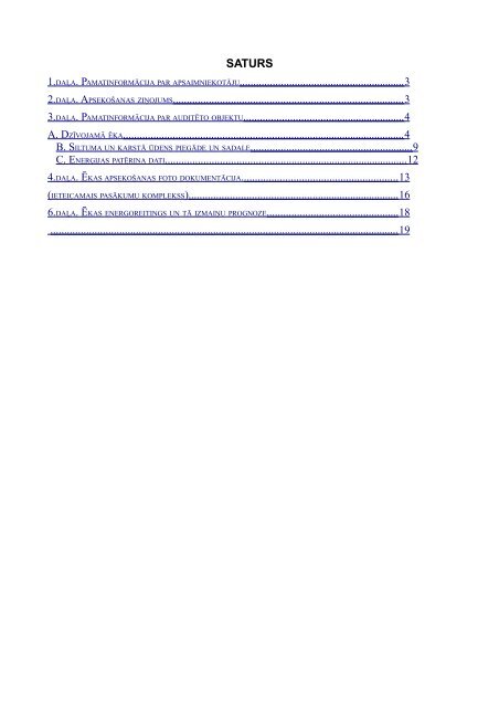 MÄjas energoaudits - Iecavas novads