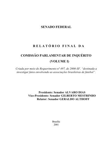 Volume 1 - Ministério do Esporte