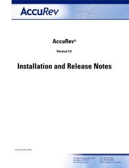 Installation and Release Notes - AccuRev