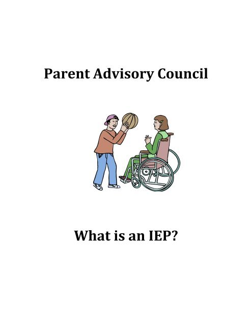 What is an IEP? - Deer Valley Unified School District