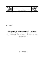 Seminarski Rad Univerzitet U Novom Sadu