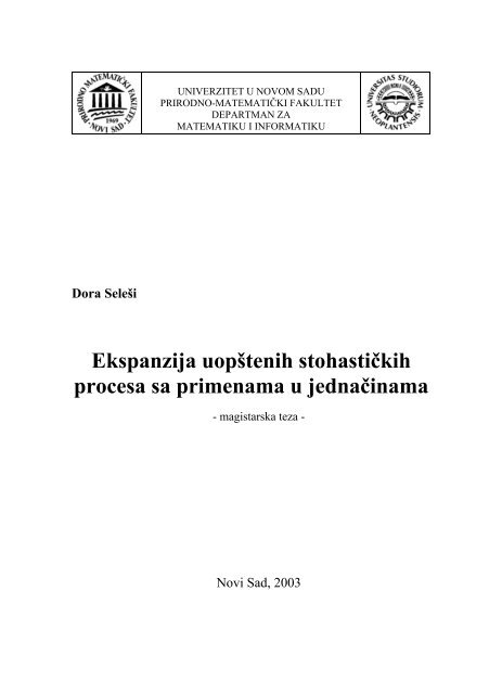 pdf - Univerzitet u Novom Sadu