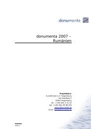 donumenta 2007 â RumÃ¤nien