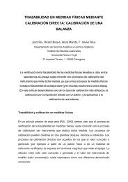 calibraciÃ³n de una balanza - Universitat Rovira i Virgili