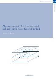 Algebraic analysis of V-cycle multigrid and aggregation-based two ...