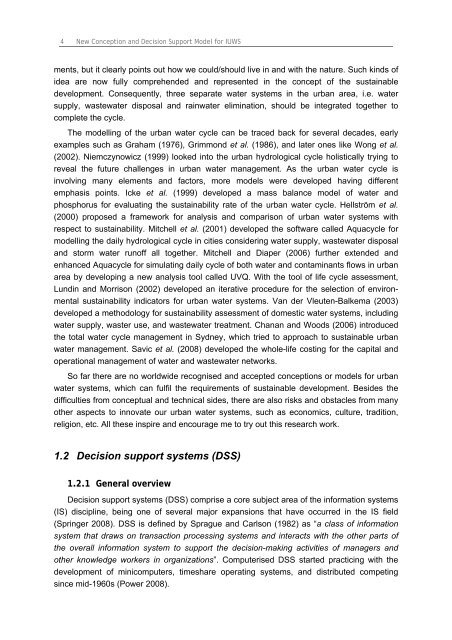 Chapter 3 Decision Support Model (IUWS-DSM) - Tubdok