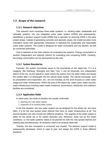 Chapter 3 Decision Support Model (IUWS-DSM) - Tubdok