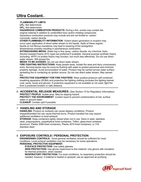 Msds Radiator Coolant Ultra