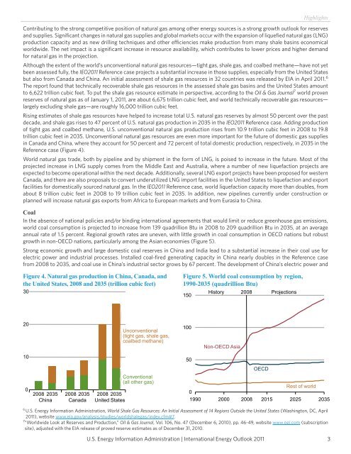 International Energy Outlook 2011 - EIA