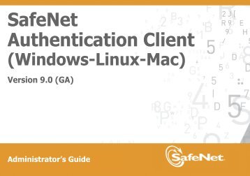 SafeNet Authentication Client Administrator's Guide