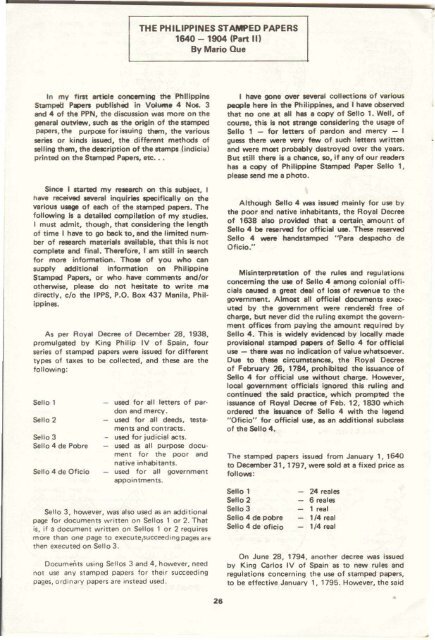 June 1979 - International Philippine Philatelic Society