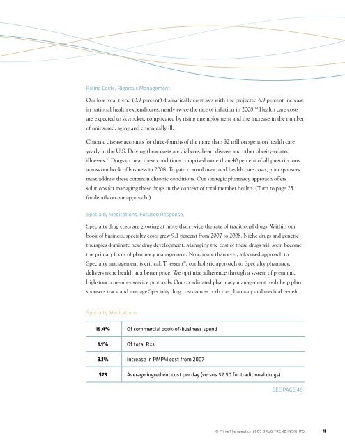 2009 Drug Trend Insights - Prime Therapeutics