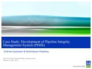 Case Study: Development of Pipeline Integrity Management ... - DNV