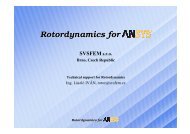 Rotordynamics for