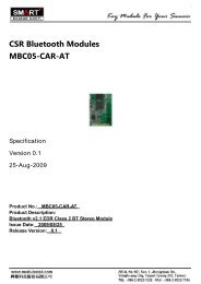 CSR Bluetooth Modules MBC05-CAR-AT - Computex.biz
