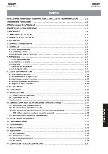 automaciÃ³n d1000 - Faac