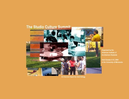 The Studio Culture Summit - School of Architecture + Design
