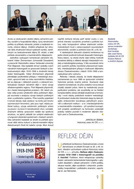 ab ZÃÅÃ 2008 - AkademickÃ½ bulletin - Akademie vÄd ÄR