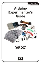 Arduino Experimenter's Guide (ARDX) - Oomlout