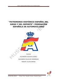 federación española de automovilismo - Museo del Juego