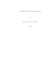 Notas de aula sobre probabilidade em espaços poloneses. - IMPA