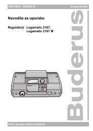 Navodila regulator R2107 - Buderus