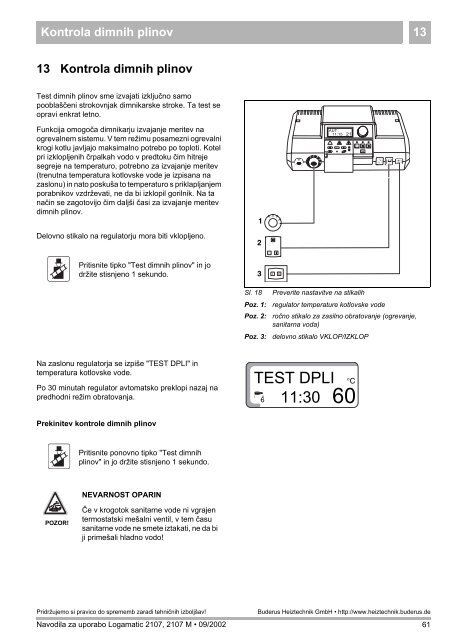 Navodila regulator R2107 - Buderus