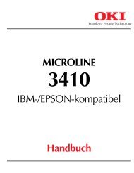 Handbuch ML 3410 IBM/EPSON