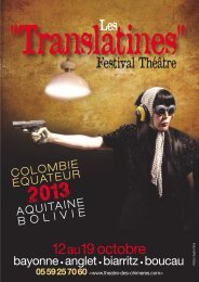 Translatines - ThÃ©Ã¢tre des ChimÃ¨res