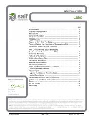 Lead - SAIF Corporation