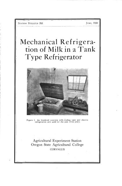 Mechanical Refrigera-
