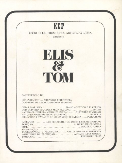 tom e elis.pdf - Tom Jobim