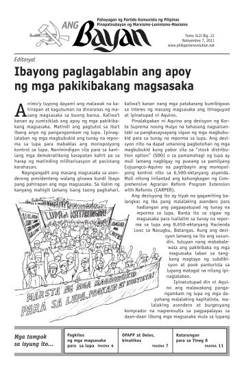 Pilipino - philippinerevolution.net