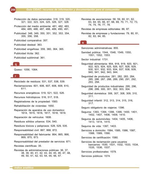 PARA EL CONSUMIDOR - Gobierno de AragÃ³n