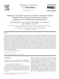 Influence of Coulomb scattering of electrons and holes between ...
