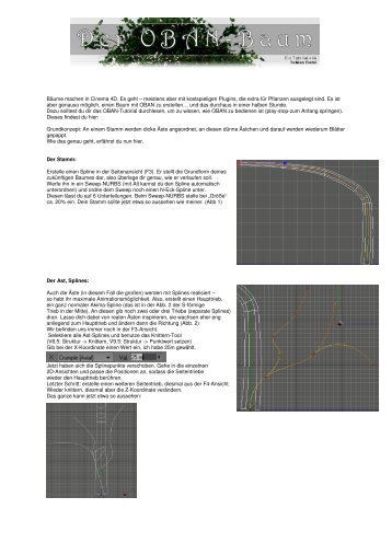 Bäume machen in Cinema 4D. Es geht – meistens aber mit ...