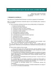 LEI COMPLEMENTAR NÂº 105, DE 10 DE JANEIRO DE 2001 - Amperj