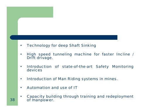 Overview of Coal Mining Industry in India - Office of Fossil Energy