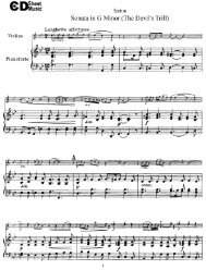 Violin Sonatas: Tartini