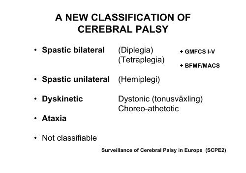 Cerebral Palsy - BLF