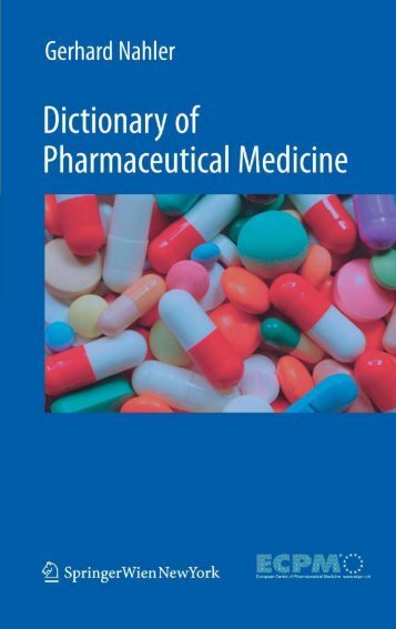 220-Dictionary of Pharmaceutical Medicine, 2nd Edition-Gerhard Nahler Annette Mollet-3211898352-S