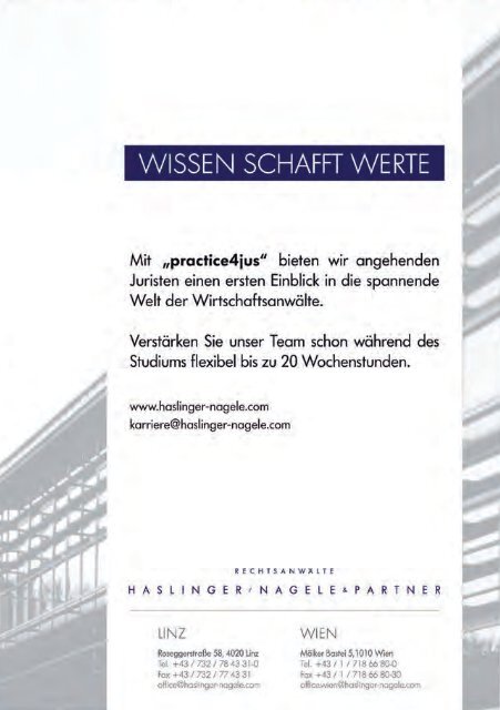 1. ABSCHNITT 2. ABSCHNITT SCHWERPUNKTE ... - ÖH Linz - JKU