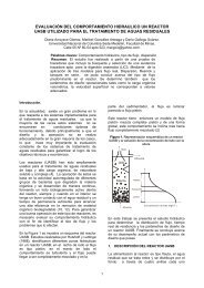 evaluaciÃ³n del comportamiento hidraulico un reactor uasb utilizado ...