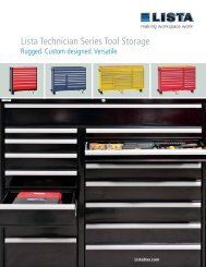 Lista Technician Series Tool Storage