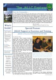 The JALLC Explorer - Joint Analysis and Lessons Learned Centre
