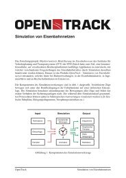 Simulation von Eisenbahnnetzen - OpenTrack