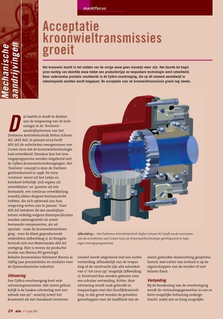 Mechanische aandrijvingen Acceptatie ... - ASSAG