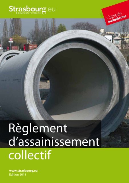 Règlement d'assainissement collectif - Strasbourg